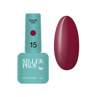 Топ із глянцевим ефектом Siller Color Top №15, 8 мл