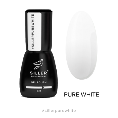 Гель-лак Siller Pure White, 8мл