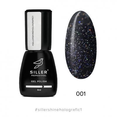 Siller Shine Holografic Top No Wipe №1, 8мл