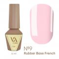 French Base Valeri № 09,(світло-рожевий, емаль),6 ml