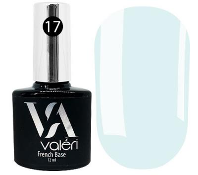 French Base Valeri № 17,(сіро-блакитний, емаль),12 ml