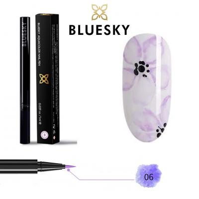 Акварельна ручка для манікюра Bluesky 06 Фіолетовий