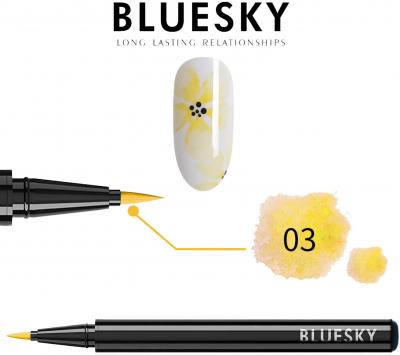 Акварельна ручка для манікюра Bluesky 03 Жовтий