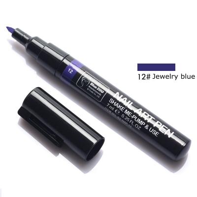Ручка для 3D дизайну нігтів Blue Zoo 12 Jewelry Blue