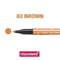 Ручка для дизайну нігтів Monami 02 Brown