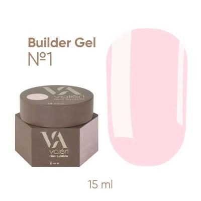 Гель для нарощування Valeri Builder Gel №1, 15 мл