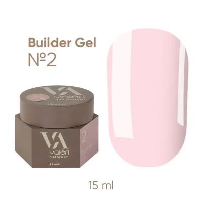 Гель для нарощування Valeri Builder Gel  №2, 15 мл