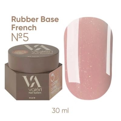 French Base Valeri № 05,(бежево-рожевий з золотим мікроблиском),30 ml