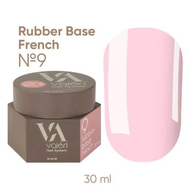 French Base Valeri № 09,(світло-рожевий, емаль),(30 ml)